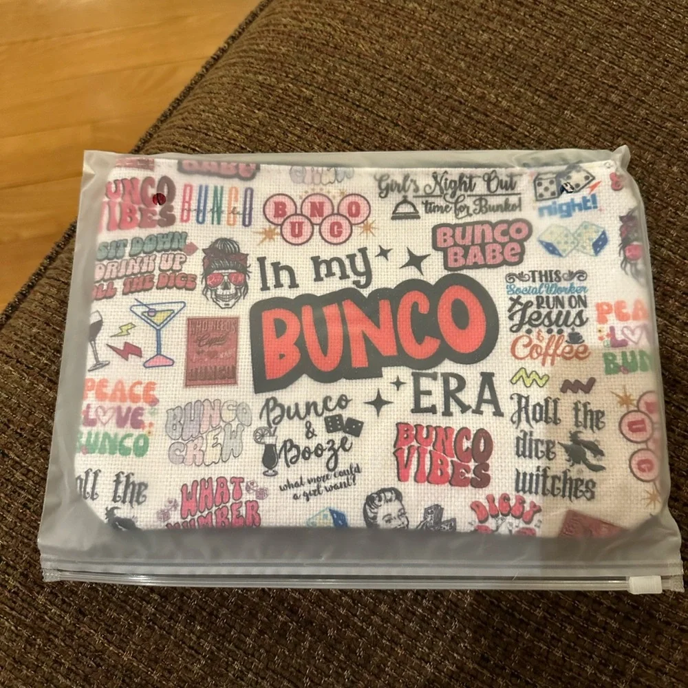 GJTIM women’s Bunco Game Kit Graphic Makeup Bag
